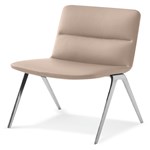 EXECUTIVE PORTFOLIO BONDI CHAIR MEDIUM BACK PU LEATHER 660 X 485 X 790MM BEIGE