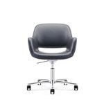 EXECUTIVE PORTFOLIO MARINO CHAIR LOW BLACK PU LEATHER 350 X 465 X 830MM BLACK
