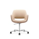 EXECUTIVE PORTFOLIO MARINO CHAIR LOW BLACK PU LEATHER 350 X 465 X 830MM BEIGE