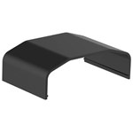 BRATECK PLASTIC CABLE COVER JOINT 64 X 215 X 40MM BLACK