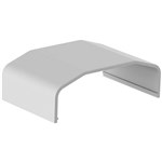 BRATECK PLASTIC CABLE COVER JOINT 64 X 215 X 40MM WHITE