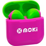 MOKIPODS MINI TWS EARBUDS VOLUME LIMITED FOR KIDS PINKGREEN