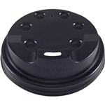 WRITER BREAKROOM DISPOSABLE PAPER CUP LIDS 12OZ BLACK CARTON 1000