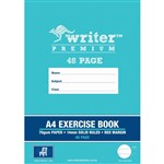 WRITER PREMIUM EXERCISE BOOK RULED 14MM 70GSM 48 PAGE A4 CHAIR