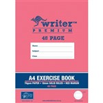 WRITER PREMIUM EXERCISE BOOK RULED 18MM 70GSM 48 PAGE A4 BUS