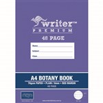 WRITER PREMIUM BOTANY BOOK 70GSM 48 PAGE A4 CRAB