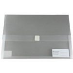 PROTEXT DOCUMENT WALLET HOOK AND LOOP CLOSURE FOOLSCAP PP CLEAR