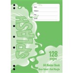 SPLASH BINDER BOOK 8MM RULED 60GSM 128 PAGE A4