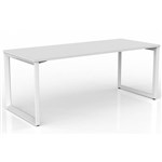 OLG ANVIL STRAIGHT WORKSTATION WHITE FRAME 1800 X 750MM WHITE