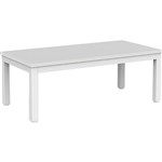 OLG AXIS COFFEE TABLE 1200 X 600MM WHITE FRAME WHITE TOP