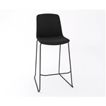 OLG VISTA RISE BARSTOOL FULLY UPHOLSTERED BLACK