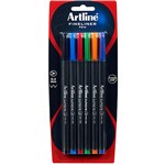 ARTLINE SUPREME FINELINER PEN 04MM ASSORTED PACK 6