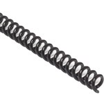 GOLD SOVEREIGN PLASTIC SPIRAL BINDING COIL 401 PITCH A4 25MM BLACK BOX 50