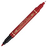 PENTEL N75W DUAL TIP PERMANENT MARKER BULLET RED