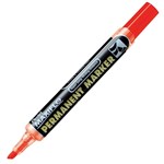 PENTEL NLF60 MAXIFLO PERMANENT MARKER CHISEL FINE RED