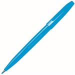 PENTEL S520 SIGN PEN 08MM SKY BLUE BOX 12