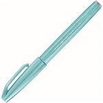 PENTEL SES15C BRUSH SIGN PEN MARKER PALE BLUE BOX 10
