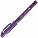 PENTEL SES15C BRUSH SIGN PEN MARKER VIOLET BOX 10