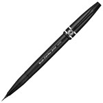 PENTEL SESF30C ARTIST BRUSH SIGN PEN SUPER FINE BLACK BOX 12