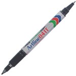 ARTLINE 041T DUAL NIB PERMANENT MARKER BULLET 0410MM BLACK