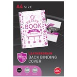 GBC IBICO BINDING COVER LEATHERGRAIN 300GSM A4 BLACK PACK 100