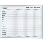 QUARTET PENRITE WHITEBOARD YEAR PLANNER NONMAGNETIC 900 X 600MM