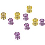 QUARTET EXTRA STRONG MAGNETS CIRCLE PURPLEGOLD PACK 10