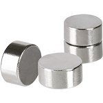 QUARTET INFINITY EXTRA STRONG MAGNETIC BUTTONS 11MM SILVER PACK 4