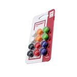 DELI MAGNETIC BUTTONS 15MM ASSORTED PACK 12