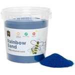 EDUCATIONAL COLOURS RAINBOW SAND 13KG JAR BLUE