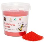 EDUCATIONAL COLOURS RAINBOW SAND 13KG JAR RED