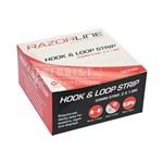 RAZORLINE HOOK AND LOOP STRIPS 20MM WHITE