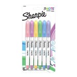 SHARPIE SNOTE HIGHLIGHTERS MARKER ASSORTED PACK 6