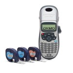 DYMO LETRATAG 100H HANDHELD LABELLER SILVER WITH 3 BONUS TAPES
