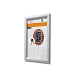 DEFLECTO ALUMINIUM SNAP FRAME FOR WALL DISPLAY A3 SILVER