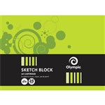 OLYMPIC SK70 SKETCH BOOK TOP OPEN 110GSM 25 LEAF A4