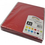 RAINBOW SPECTRUM BOARD 220GSM A4 RED PACK 100