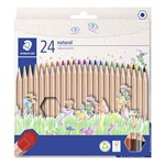 STAEDTLER COLOURED PENCILS NATURAL PACK 24