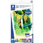 STAEDTLER 223 WATERCOLOUR CRAYONS ASSORTED BOX 24