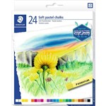 STAEDTLER 2430 SOFT PASTEL CHALKS ASSORTED PACK 24