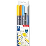 STAEDTLER 3001 DOUBLE ENDED WATERCOLOUR BRUSH PENS BIRDS SET