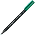 STAEDTLER 318 LUMOCOLOR PERMANENT MARKER BULLET 06MM GREEN