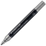 STAEDTLER 349 LUMOCOLOR PAINT MARKER BULLET 24MM SILVER