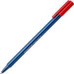 STAEDTLER 437 TRIPLUS BALLPOINT PEN MEDIUM RED BOX 10