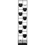 RAPID BLOOM VERTICAL GARDEN 1935 X 390 X 210MM BLACK
