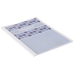 GOLD SOVEREIGN THERMAL BINDING COVER 15MM A4 WHITE BACK  CLEAR FRONT BOX 100