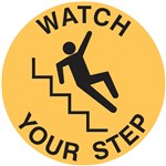 BRADY SAFETY FLOOR MARKER WATCH YOUR STEP SIGN
