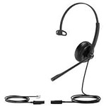 YEALINK YHS34 MONO WIRED HEADSET QD BLACK