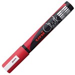 UNIBALL CHALK MARKER BULLET TIP 25MM RED