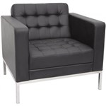 RAPIDLINE VENUS SOFA SINGLE SEATER PU BLACK